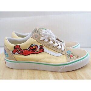New Vans X Sesame Street Old Skool Natural Sneakers Limited-Edition 2023 M8 W9.5